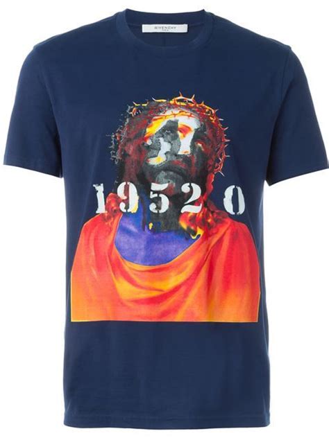 givenchy christ print shirt|givenchy shirt prices.